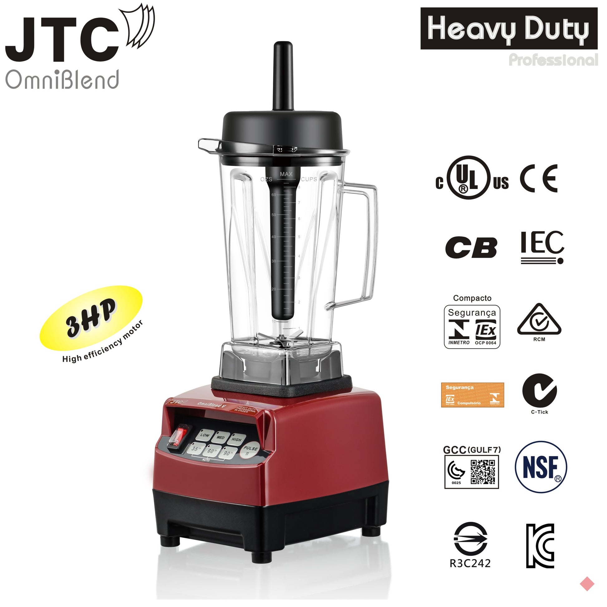 OmniBlend V With BPA Free Jar TM-800 Series – JTC Omniblend